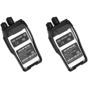 Set dveh prenosnih radijskih postaj 1500mAh do 6km + slušalke 35 Image content could not be determined