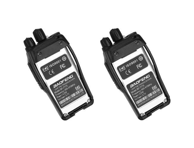 Set dveh prenosnih radijskih postaj 1500mAh do 6km + slušalke 15 Image content could not be determined
