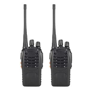 Set dveh prenosnih radijskih postaj 1500mAh do 6km + slušalke 27 {