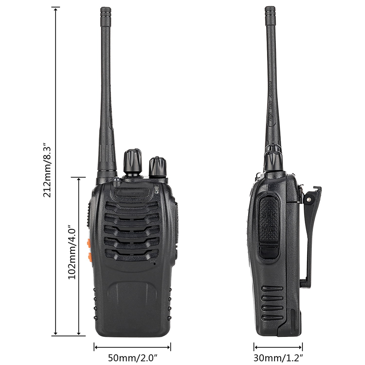 Set dveh prenosnih radijskih postaj 1500mAh do 6km + slušalke 22 Image content identified as 0000920409