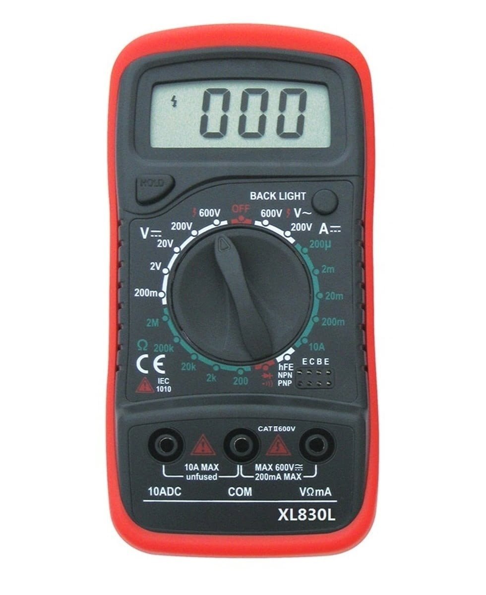 Universele Digitale Voltmeter 12V-24V DC - Waterdichte LED Spanningsmeter Voor Auto, Motor & Vrachtwagen