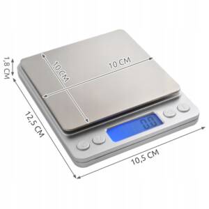 Digitalna prenosna LCD žepna tehtnica 2000-0,1g osvetljena 35 a scale with measurements