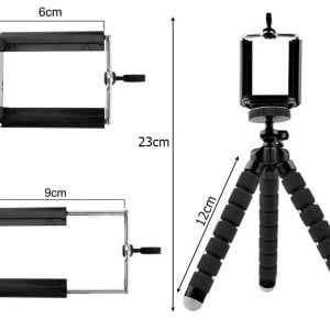 Mini gibljiv tripod stativ za laserske nivelirje 18cm 1/4"