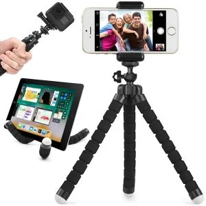 Mini gibljiv tripod stativ za laserske nivelirje 18cm 1/4"