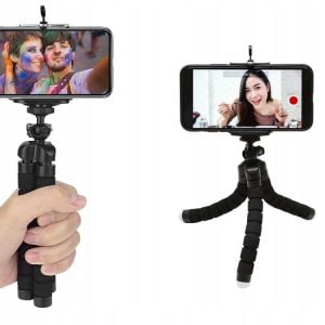 Mini gibljiv tripod stativ za laserske nivelirje 18cm 1/4"