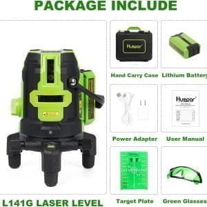 Gradbeni točkovni zeleni laserski nivelir 5200mAh