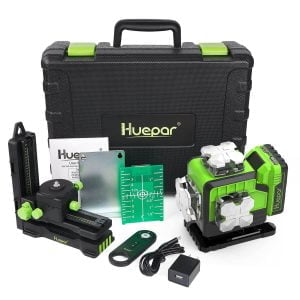 2600mAh 16 linijski gradbeni zeleni laserski nivelir Bluetooth + daljinec 34 16-linijski zeleni laserski nivelir za gradbena dela