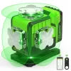 2600mAh 16 linijski gradbeni zeleni laserski nivelir Bluetooth + daljinec