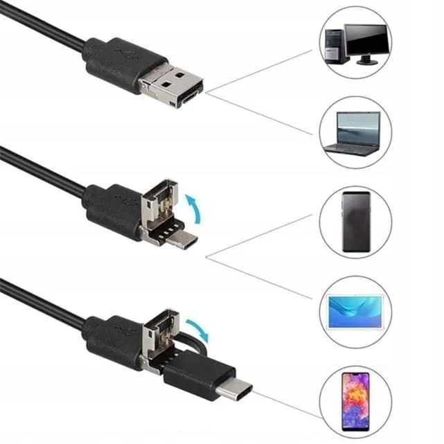 USB 5M LED endoskopska inspekcijska kamera - Slika 15