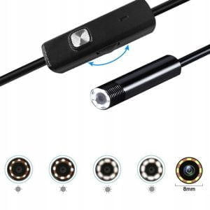 Endoskopska inšpekcijska kamera za pregled USB 5M LED 34 {