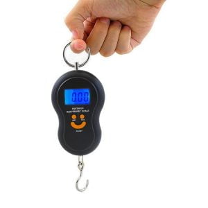 Žepna tehtnica za prtljago z LCD osvetlitvijo do 50kg 18 Žepna tehtnica za prtljago z osvetljenim LCD zaslonom