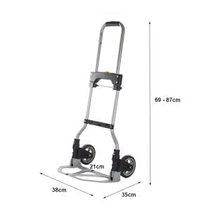 Alu lahek zložljiv transportni voziček do 50kg