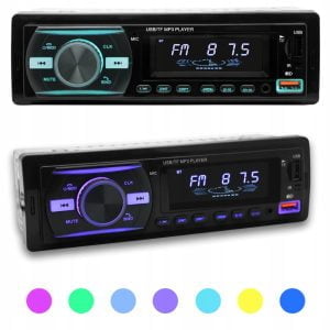 1DIN avtoradio 4x50W MP3 2x USB 3.0 Bluetooth 12V