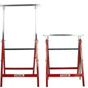 2x Nastavljiva mizarska stolica - gradbena koza do 150kg