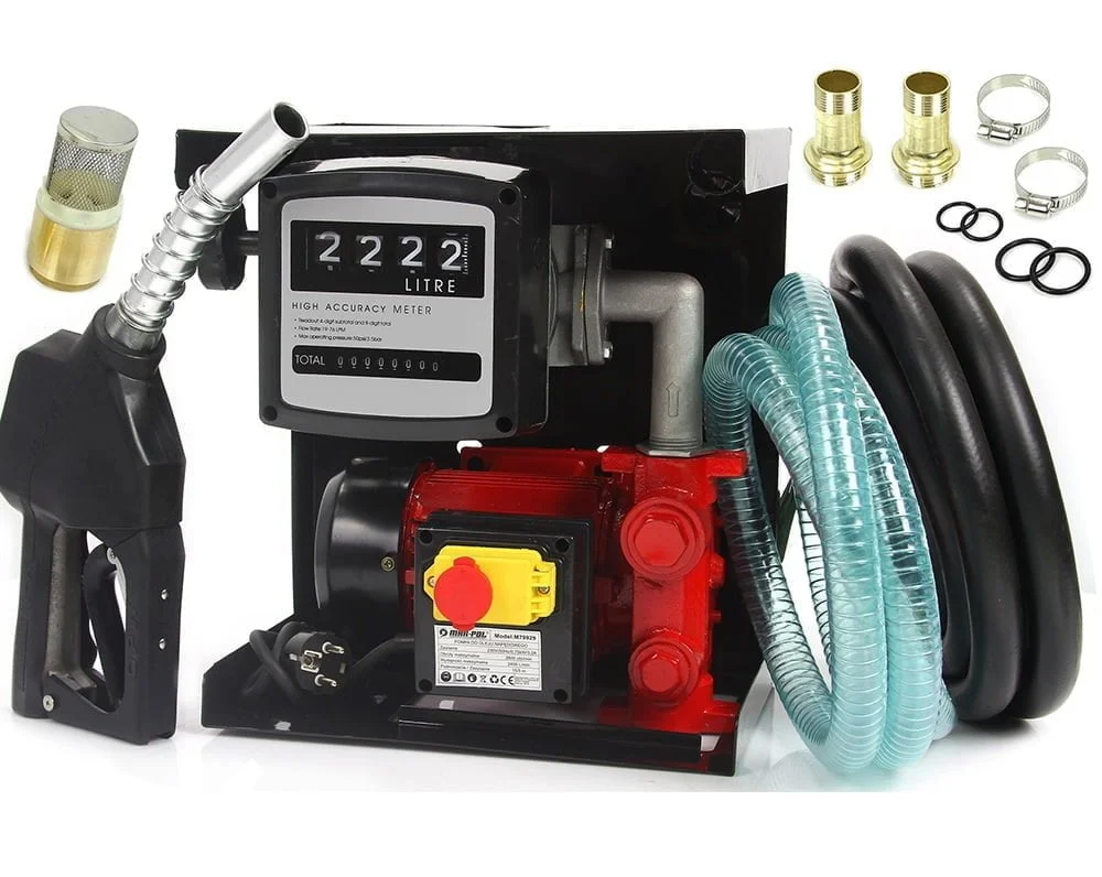 600W samosesalna električna dizelska črpalka s števcem in ročko 40 L/min - slika 13