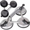 a group of metal suction cups