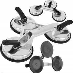 a group of suction cups