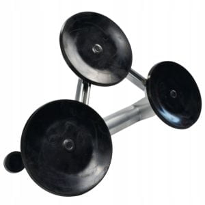 a black and silver device