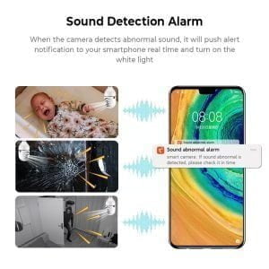 WIFI IP Brezžična 2MPX LED nadzorna kamera vrtljiva E27 navoj HotSpot