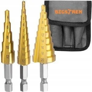 Set konusnih svrdla HSS HEX konusna razvrtala smreka 3-20mm + kofer