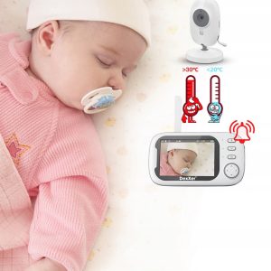 Baby Monitor aku. otroška varuška z video kamero in 3.2″ LCD zaslonom AKCIJA