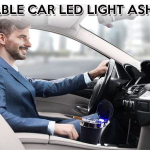 Univerzalni osvetljeni avtomobilski pepelnik LED