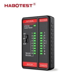 HT812A UTP tester omrežnih kablov RJ45/RJ14/RJ12/RJ9
