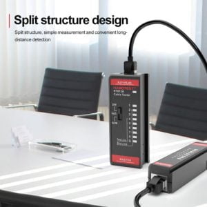 HT812A UTP tester omrežnih kablov RJ45/RJ14/RJ12/RJ9