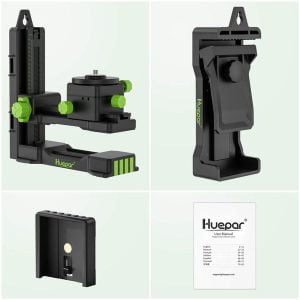 PV11+ univerzalni nastavljiv set stenskega nosilca za laserske nivelirje - spona