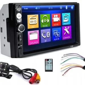 12V 2DIN avtoradio z LCD zaslonom na dotik