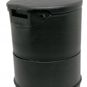 Univerzalni prenosni osvetljeni avtomobilski pepelnik LED črn