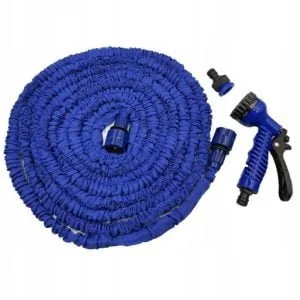 Raztegljiva vrtna cev 75m za zalivanje 7 funkcij z dodatki