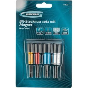 Komplet 65mm HEX magnetnih natičnih nastavkov 8-13mm