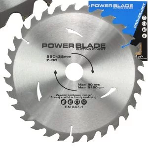 WIDIA rezalna plošča za les - žagin list 30 zob 250x32,0mm