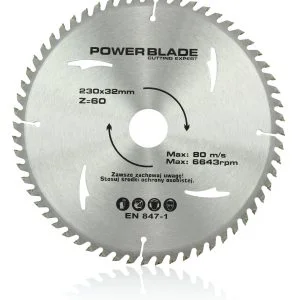 WIDIA rezalna plošča za les - žagin list 60 zob 230x32mm