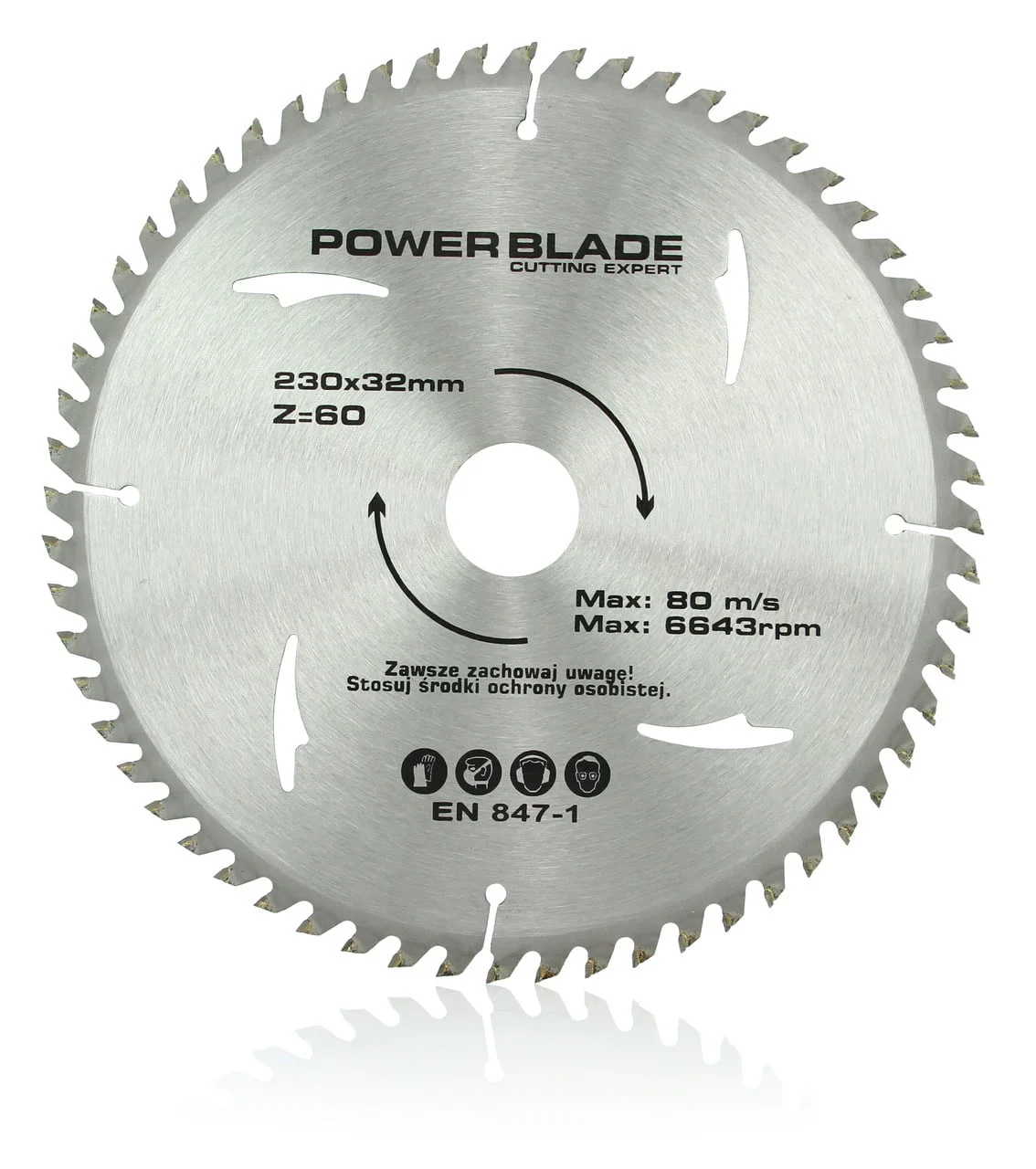 WIDIA rezalna plošča za les - žagin list 60 zob 230x32mm - slika 4