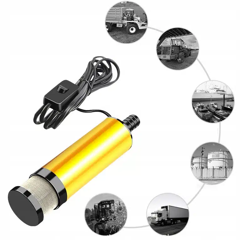 12-220V potopna črpalka pumpa 51mm za tekočine in dizel 60W + cev 4 Potopna črpalka za tekočine in dizel s cevjo