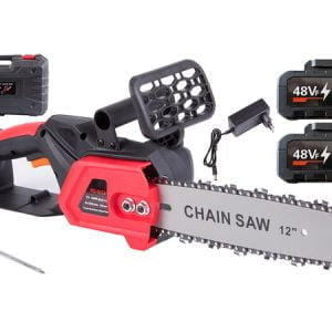 Komplet 48Vf verižna žaga 30cm 2x akumulator in kovček