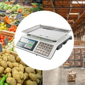 Inox digitalna elektronska tehtnica do 40kg osvetljena LCD