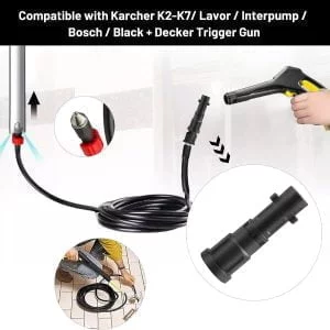 Crijevo za čišćenje odvodnih cijevi 20m za visokotlačne čistače do 160bar + 4 adaptera