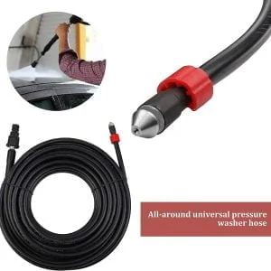 Crijevo za čišćenje odvodnih cijevi 20m za visokotlačne čistače do 160bar + 4 adaptera