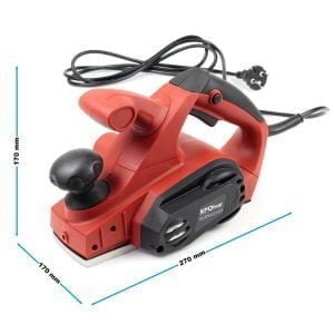 82mm električni skobeljnik za obdelavo lesa 710W - omejevalnik globine
