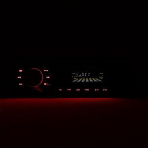 1DIN 12V LCD avtoradio USB Bluetooth AUX + daljinec