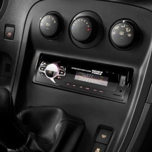 1DIN 12V LCD avtoradio USB Bluetooth AUX + daljinec