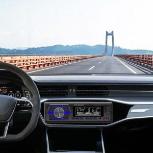 1DIN LCD avtoradio RGB 4x50W MP3 2x USB Bluetooth 12V + daljinec