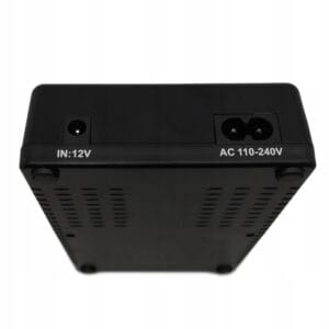 a black box with a couple of plugs