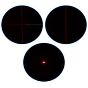 Univerzalni tračni meter + rdeči križni in točkovni laser 5,5m