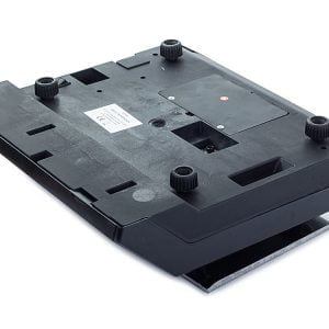 Digitalna inox elektronska tehtnica do 40kg dvostranski LCD črna