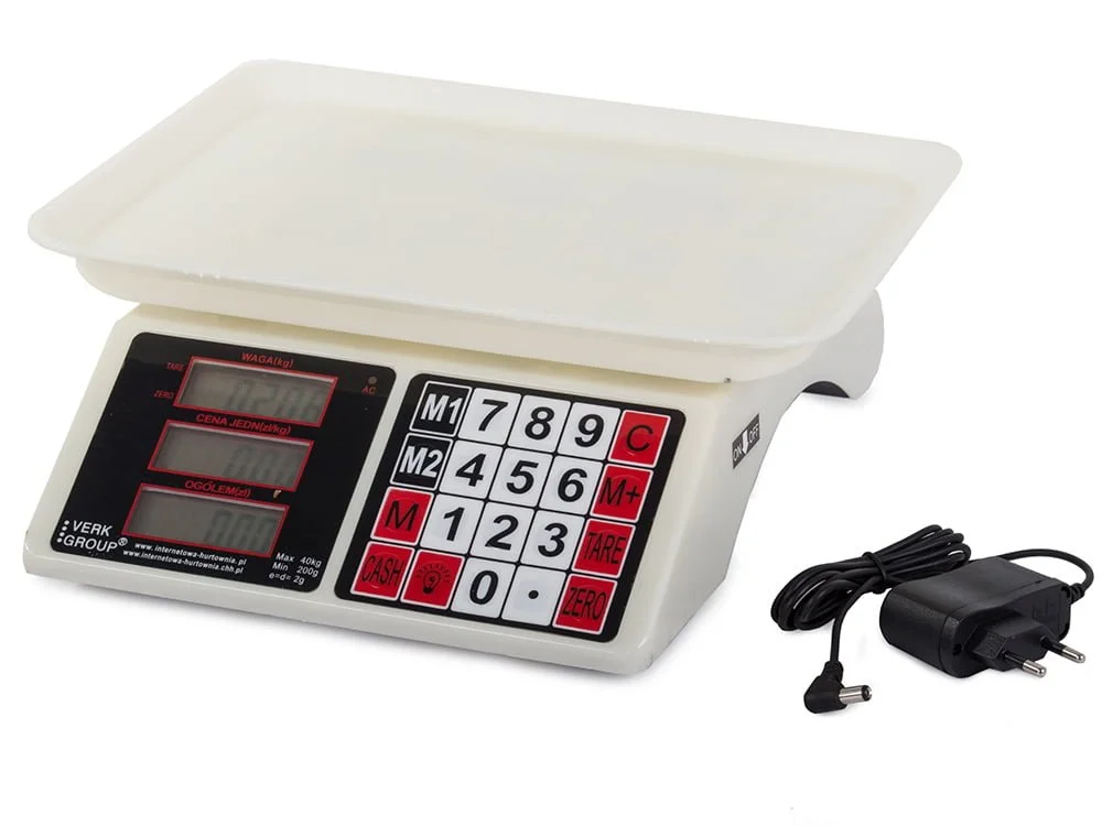 Digitalna baterija. dvostrana LCD osvijetljena elektronska vaga 2g-40kg 12 Digitalna elektronska vaga sa osvijetljenim LCD ekranom