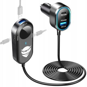 Avtomobilski 100W polnilec 12-24V 6x USB Type-C Quick Charge 3.0 17 Avtomobilski 100W polnilec 12-24V 6x USB Type-C Quick Charge 3.0